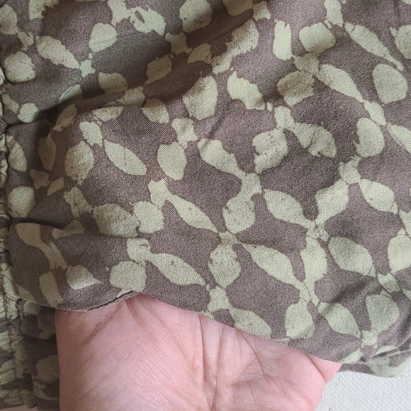 MICHAEL Michael Kors Green Patterned Rayon Shorts - Picture 5 of 6